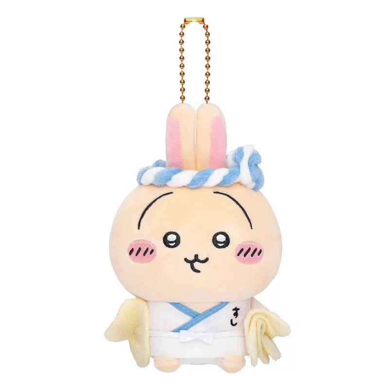 ✨ Chiikawa Sushi Chef Mini Charm Plush(11cm) ✨– Adorable Anime Collectible