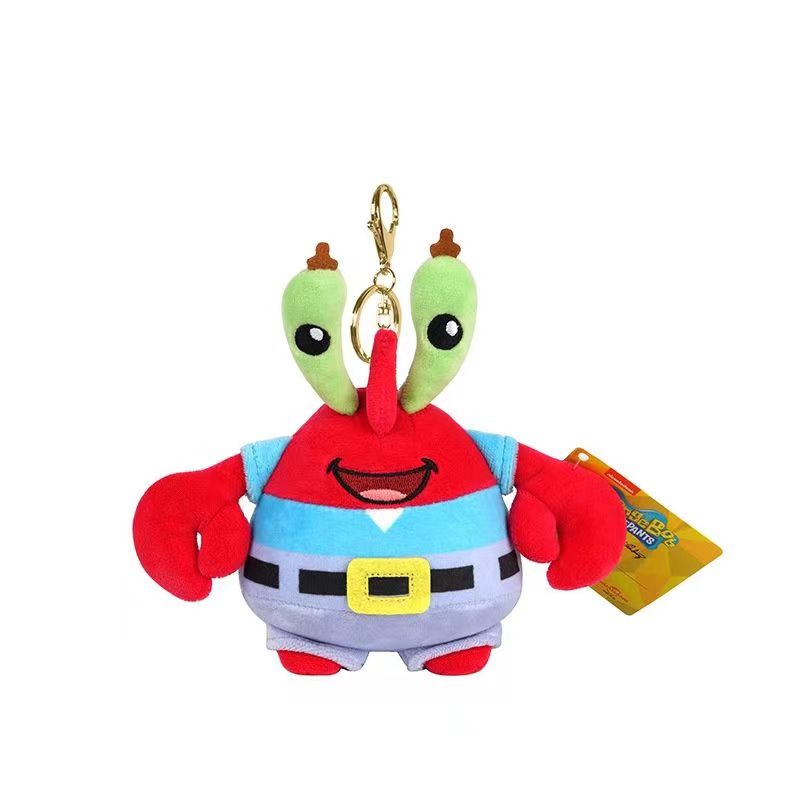 SpongeBob SquarePants-Mr. Krabs  Little Cute Plush Toy Keychain