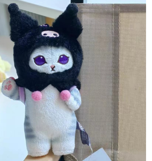 Plush Toys - Mofusand  Cute Plush Kuromi Style