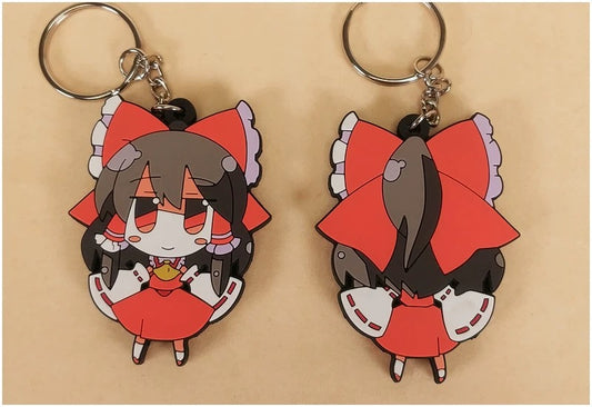 Touhou Project Keychain – Double-Sided PVC & Zinc Alloy Charm