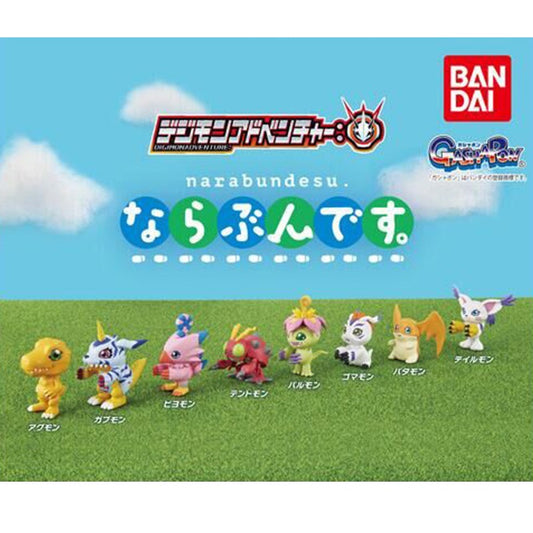 Juego de 8 minifiguras Digimon Adventure Line Up Series 1