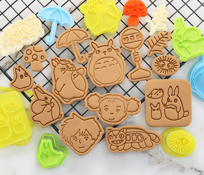 Juego de 13 cortadores de galletas My Neighbor Totoro