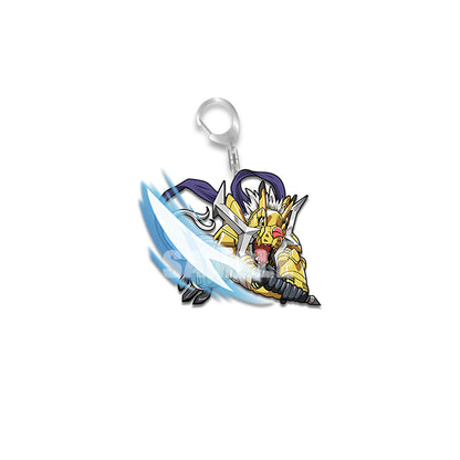 Juego de llaveros acrílicos Digimon Chibi Charms 3