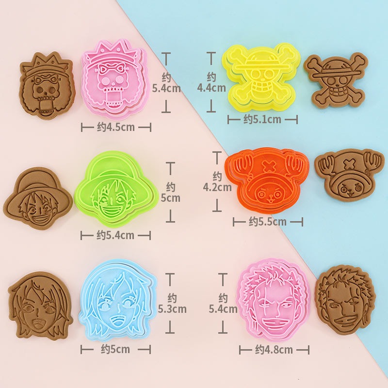 Naruto 7 Pcs Cookie Cutters Set – SASUGATOYS
