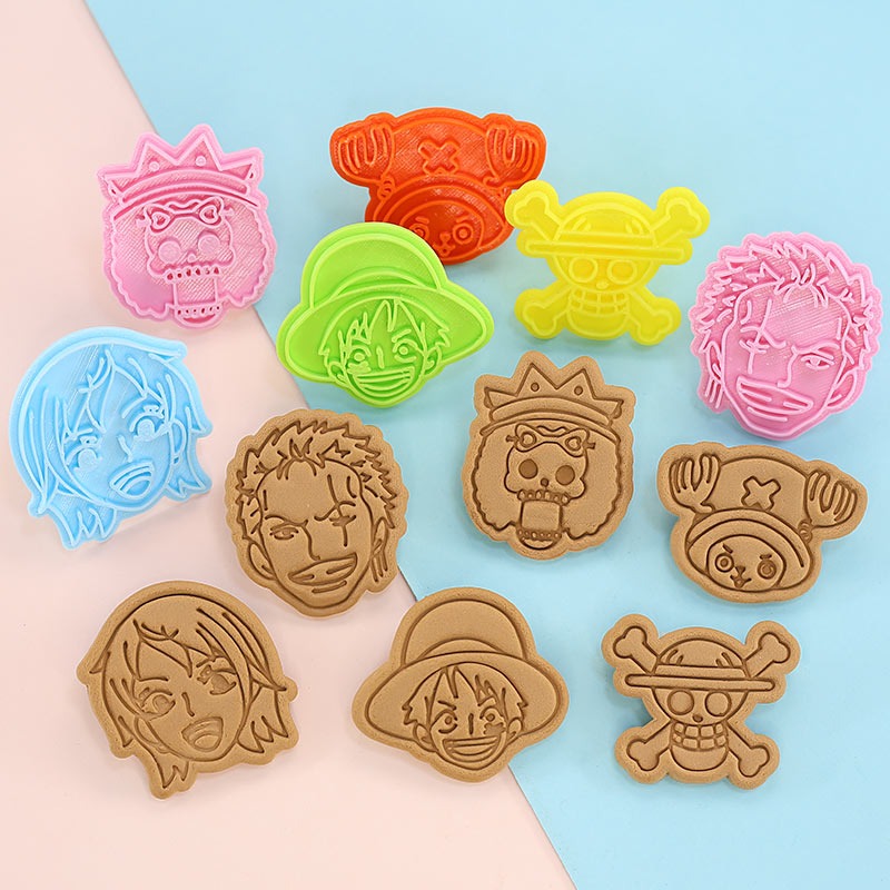 4 Pack Anime Style Cookie Cutter Set Cookie Dessert Fondant Biscuit Cutters  | Fruugo FR