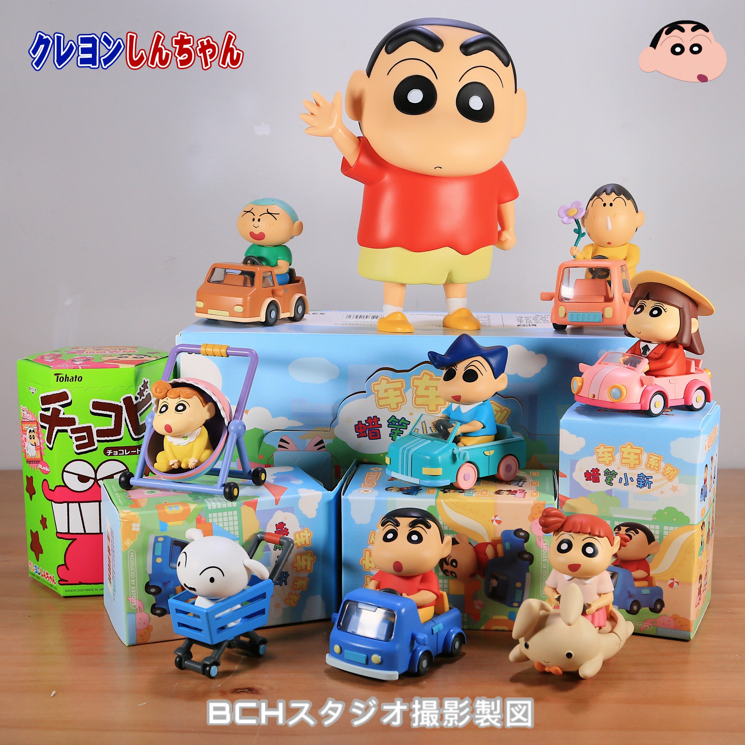 Crayon Shin-chan Car Series Figure Blind Box