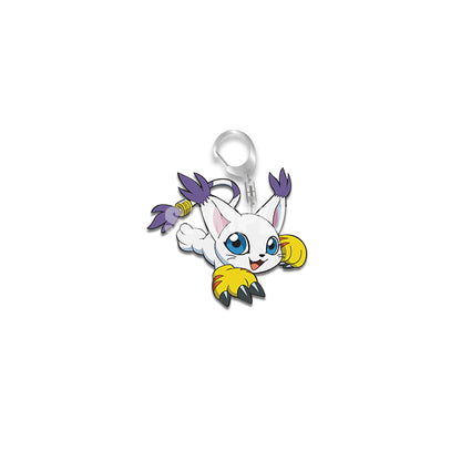 Juego de llaveros acrílicos Digimon Chibi Charms 4