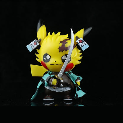 Pikachu Demon Slayer Cosplay Figures