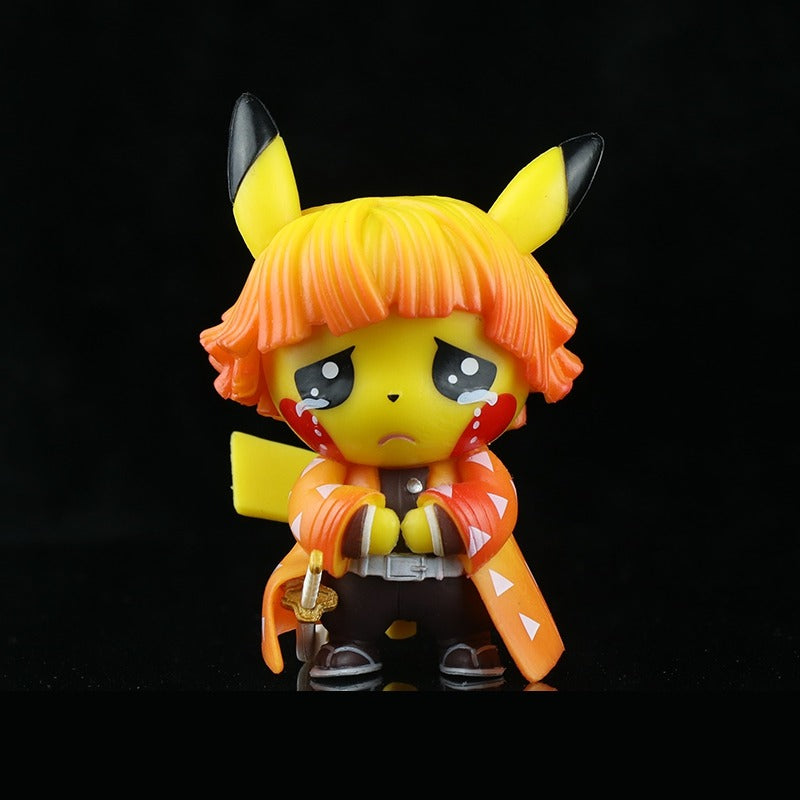 Pikachu Demon Slayer Cosplay Figures