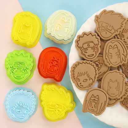 Naruto 7 Pcs Cookie Cutters Set