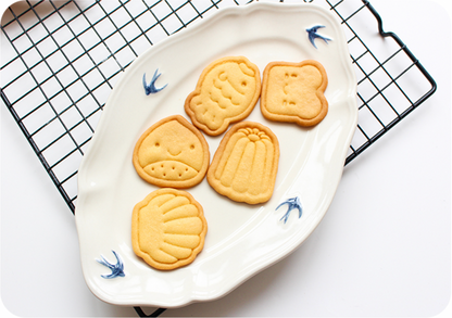 Cute Food Snacks Juego de cortadores de galletas de 5 piezas